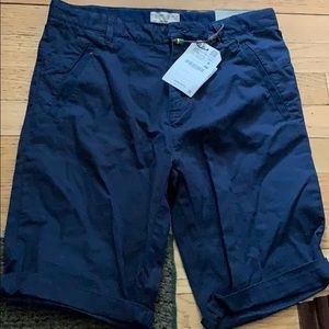 Zara boys shorts chinos navy blue size 13/14